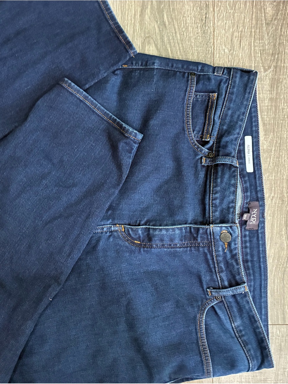 NYDJ Women’s Alina ankle Jeans 18W blue lift/tuck plus - Picture 2 of 8